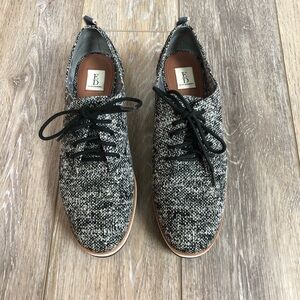 Classic Black and White Women's Oxfords Shoes, Ellen Degeneres brand